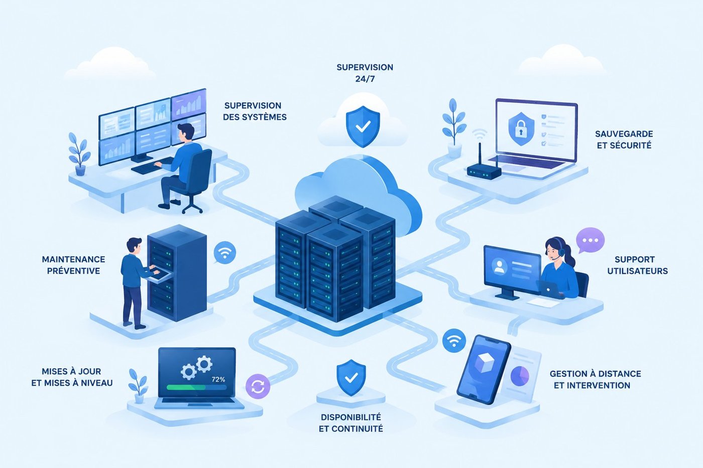 Parc informatique supervisé par GP Concepts