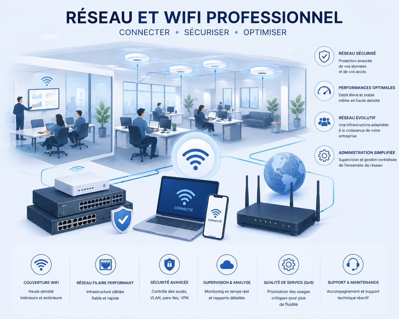 Réseau et WiFi professionnel