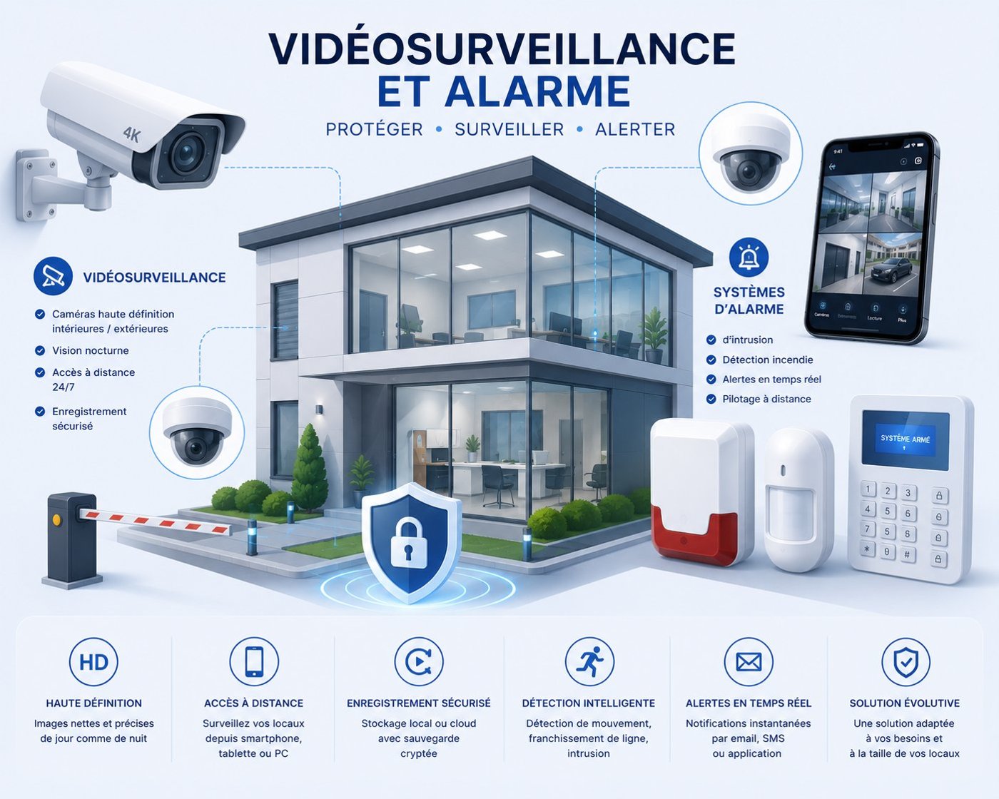 Caméras de vidéosurveillance professionnelles